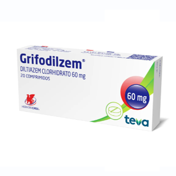 Grifodilzem 60 mg x 60 comprimidos  Lab. Chile