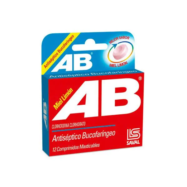 AB antiséptico X12  comprimidos (Saval)