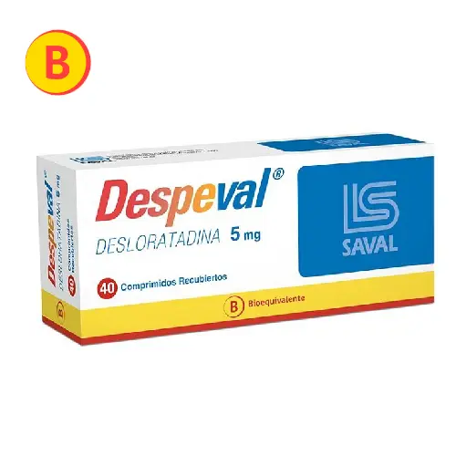 Despeval 5mg x 40 comprimidos