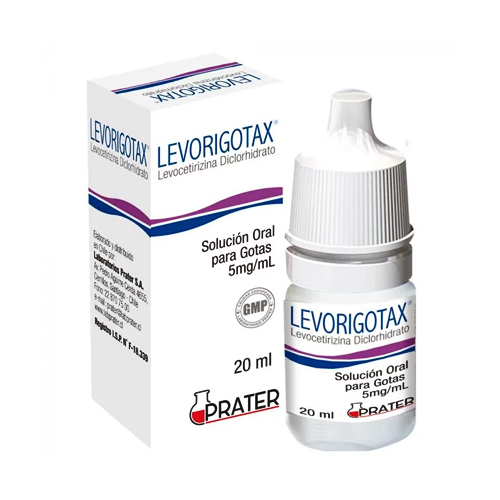 Levorigotax 5 mg/ml Gotas 20 ml (Prater)