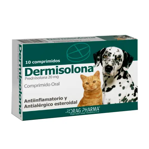 Product image of Dermisolona x 10 comprimidos Perro/Gato