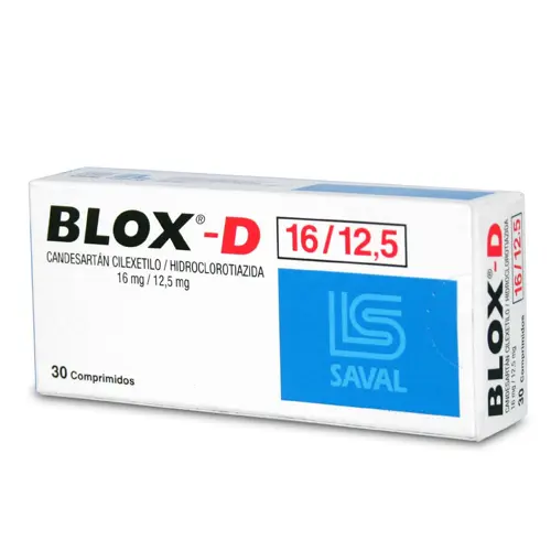 Product image of Blox-D 16/12,5 x 30 comprimidos (Saval)