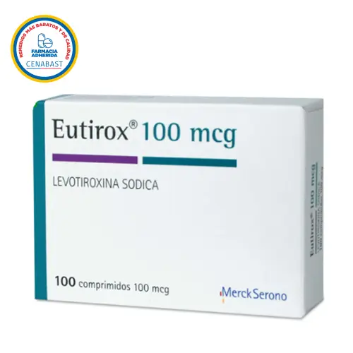 Eutirox 100 mcg x 100 Comprimidos (merck) (Cenabast)