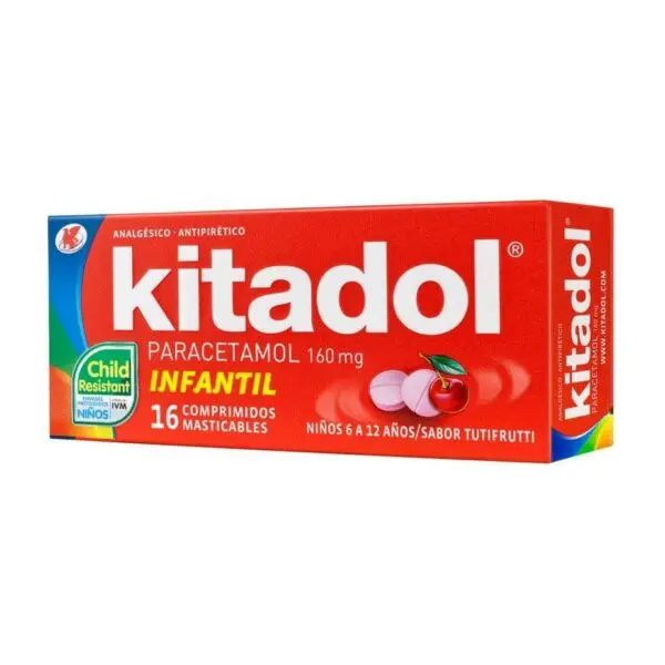 Product image of Kitadol Infantil 160Mg X 16 comprimidos (LCh)