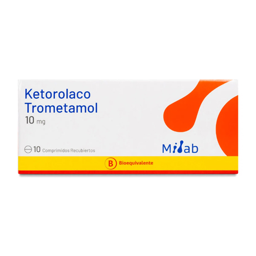 Ketorolaco 10mg x 10 comprimidos recubiertos (MintLab)