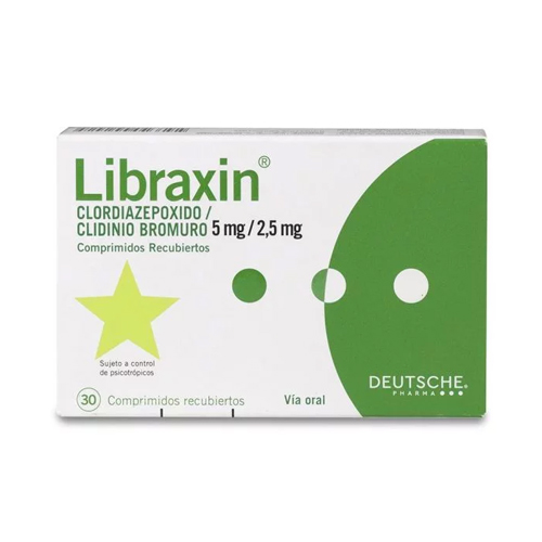 Product image of Libraxin x 30 comprimidos recubiertos (Deutsche Pharma)