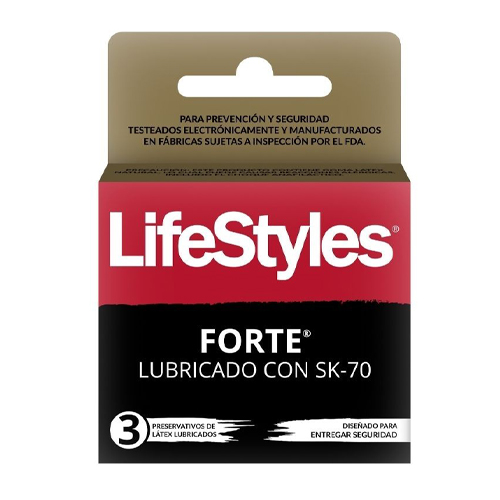 LifeStyle Forte Lubricados x 3 unidades