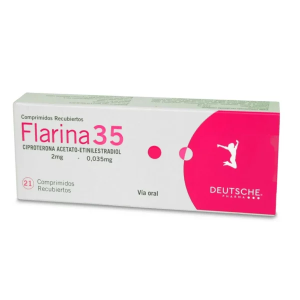 Flarina 35 ciproterona acetato etinilestradiol x 21 DESCUENTO