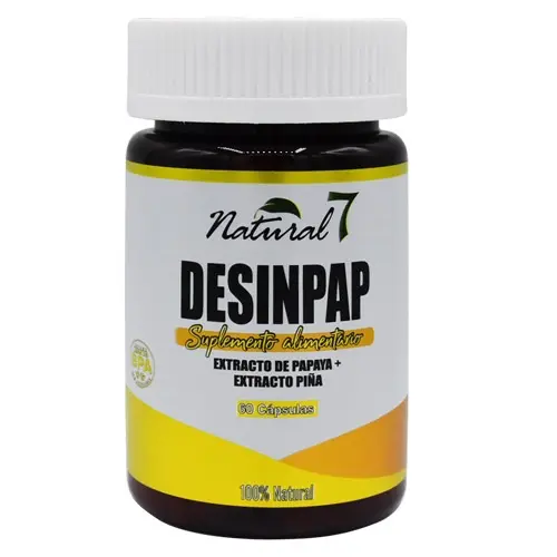 Product image of Desinpap Extracto de Papaya + Piña x 60 Cápsulas N7