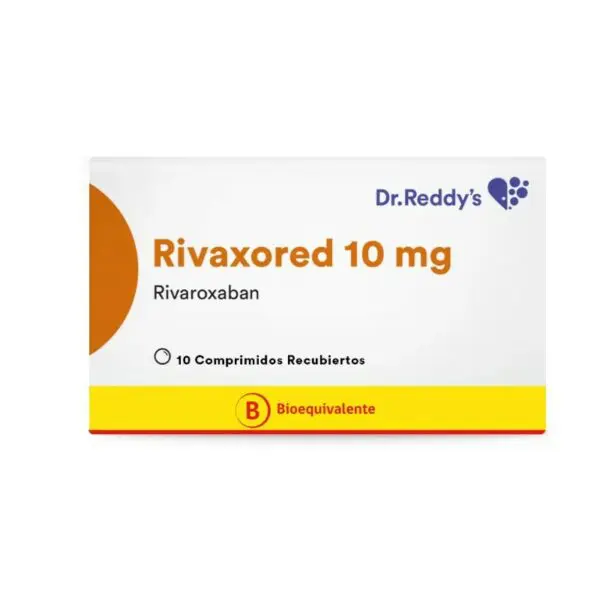 Rivaxored 10 mg x 10 Comprimidos Dr.reddy´s