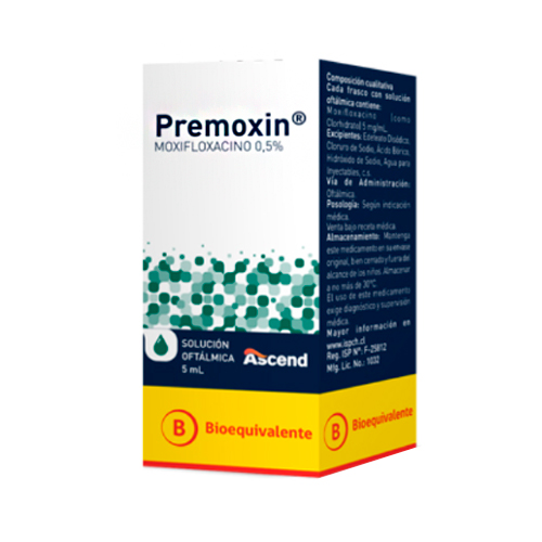 Premoxin Moxifloxacino 0,5% x 5mL (Cenabast)