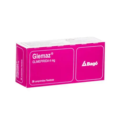 Glemaz 4 mg x 30 comprimidos recubiertos (Bagó)