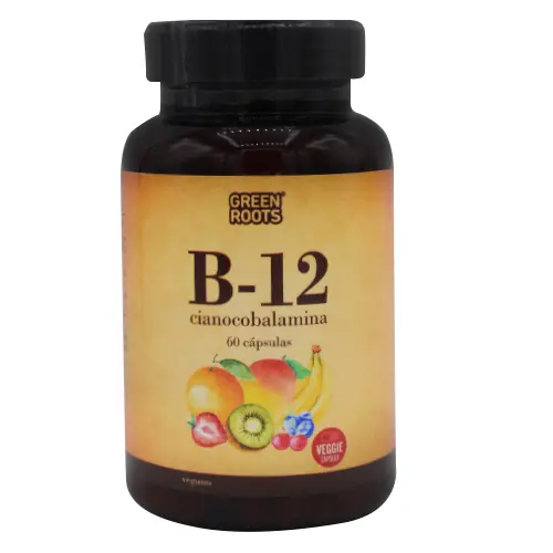 Product image of Vitamina B-12 x 60 cápsulas Green Roots