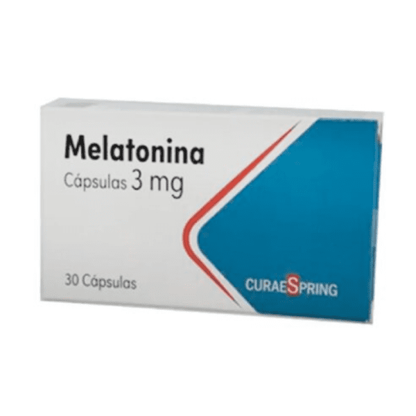 Melatonina 3 mg x 30 capsulas CuraeSpring