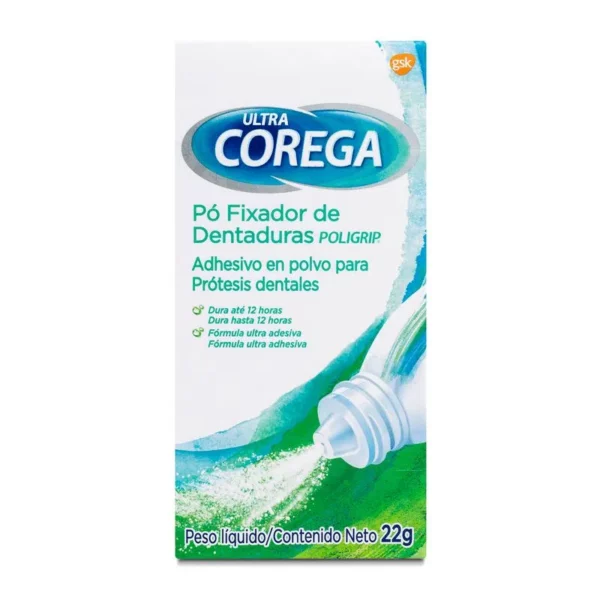 Corega Adhesivo Polvo fijador dental 22 g