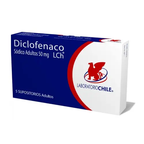 Diclofenaco 50 mg X 5 Supositorios (LCh)