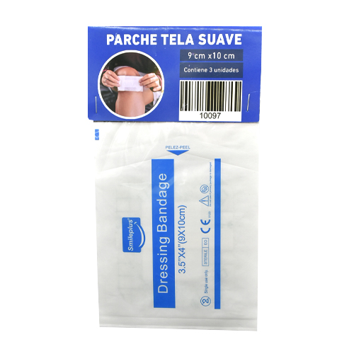 Parche tela suave 9 cm x 10 cm (3 unidades)