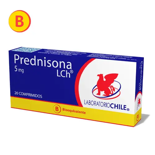 Prednisona 5 mg x 20 Comprimidos (LCh) (Cenabast)