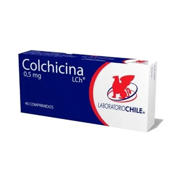 Colchicina 0,5 mg x 40 comprimidos (Lab. Chile)