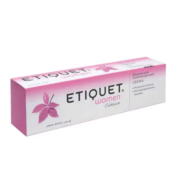 Etiquet Women Clásico Antitranspirante Crema 100 g