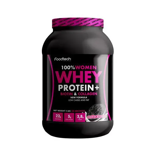 Foodtech Whey Protein Women Proteína Sabor Cookies&Cream 907g (28 Servicios)