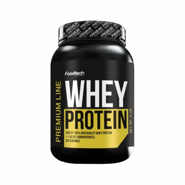 Foodtech Premium Whey Protein Proteína Sabor Vainilla 907g (28 Servicios)