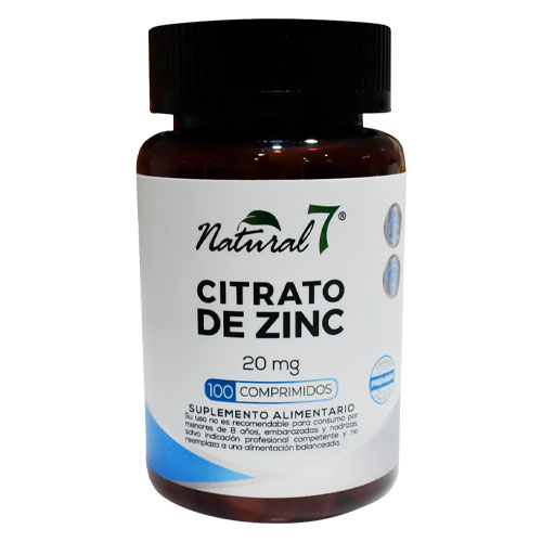 Product image of Citrato de Zinc 20 mg x 100 comprimidos N7