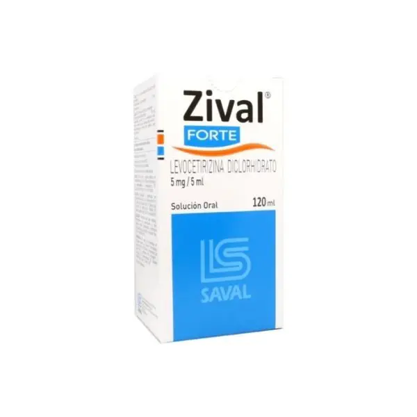 Zival Forte (5mg)  Jarabe 120mL (Saval)