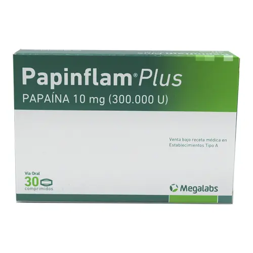 Product image of Papinflam Plus 10mg x 30 comprimidos (Pharma Investi)