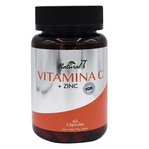 Product image of Vitamina C + Zinc x 60 Cápsulas N7