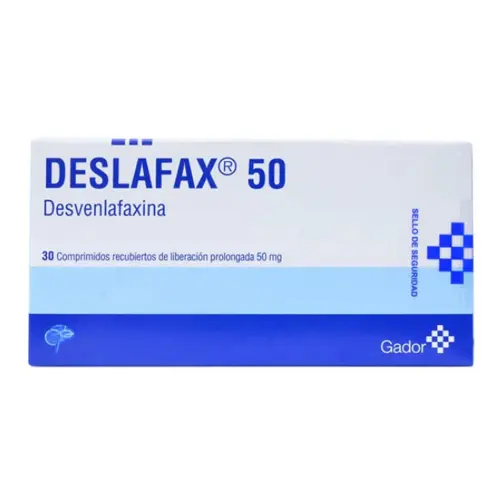 Product image of Deslafax 50mg  x 30 comprimidos