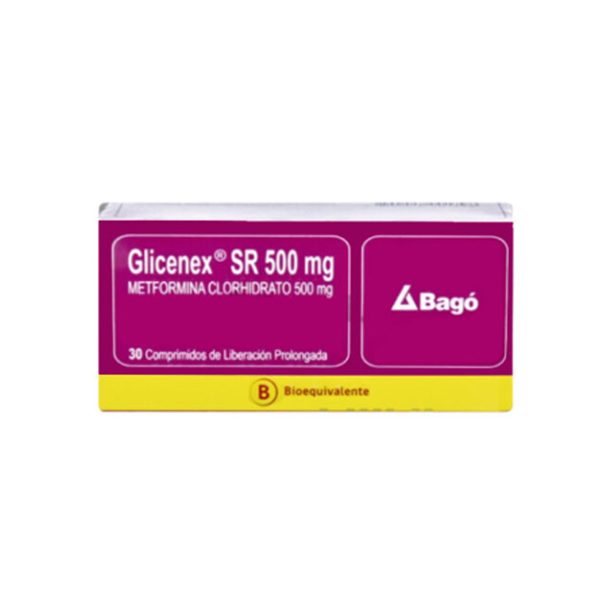 Glicenex Sr 500 mg x 30 Comprimidos (Bagó)