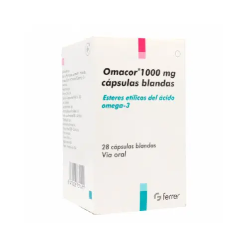 Omacor 1000 mg x 28 Cápsulas Blandas