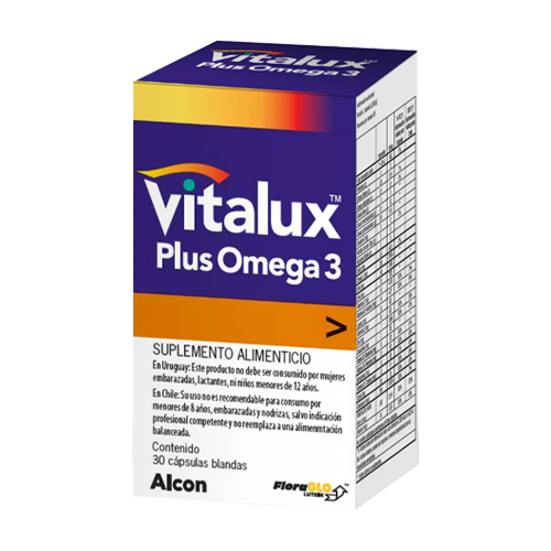 Product image of Vitalux Plus Omega 3 x 30 comprimidos