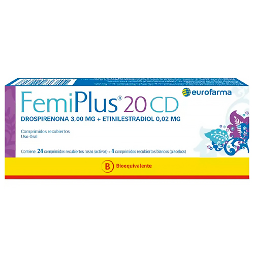 Femiplus 20 CD x 28 comp. recubiertos (Eurofarma)