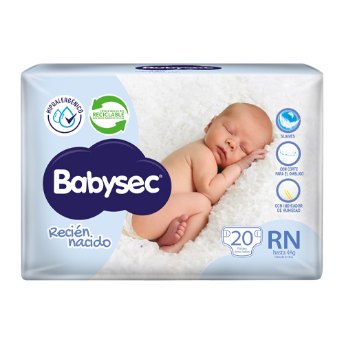 Product image of Babysec Recien Nacido (RN) Hasta 4 Kg x 34 Und