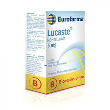 Lucaste Montelukast 5 Mg x 30 Comprimidos (Eurofarma)