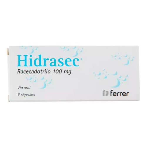 Product image of Hidrasec Racecadotrilo 100mg x 9 Cápsulas