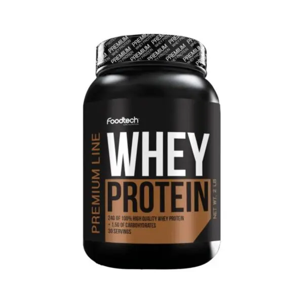 Foodtech Premium Whey Protein Proteína Sabor Chocolate 907g (28 Servicios)