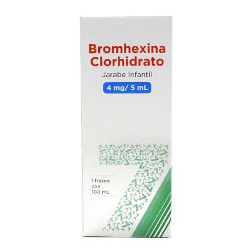 Bromhexina Jarabe Infantil 4 mg / 5 mL x 100 mL