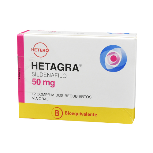 Product image of Hetagra 50mg x 12 comp (Cenabast)