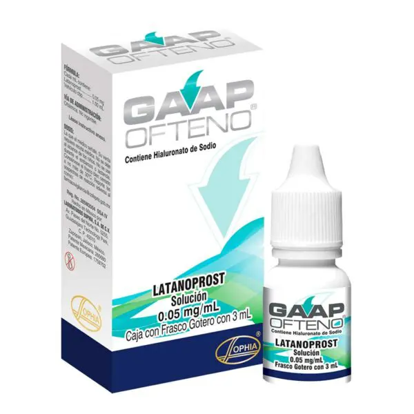 Product image of GAAP Ofteno Latanoprost Solución Oftalmológica 0,005% 3 Ml (Sophia)