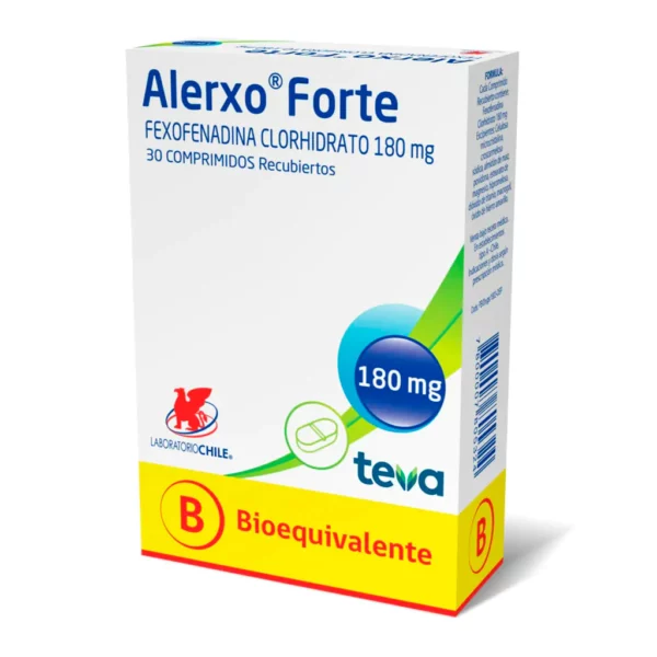 Alerxo Forte 180 mg x 30 Comprimidos Recubiertos (LCh)