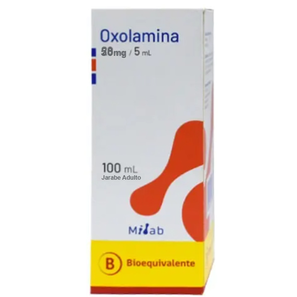 Oxolamina 50mg / 5ml 100m jarabe adulto DESCUENTO