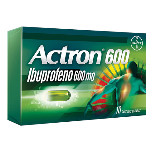 Actron 600Mg X 10 cápsulas blandas (Bayer)