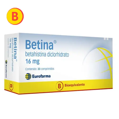 Product image of Betina 16mg x 30 comprimidos (Eurofarma)