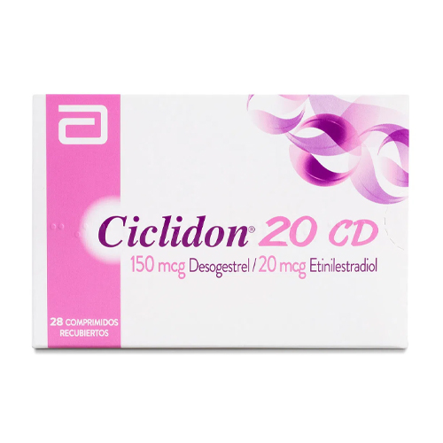 Product image of Ciclidon-20 Cd x 28 comprimidos recubiertos (Abbott)