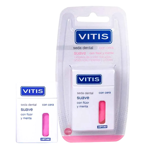 Vitis Seda Dental Suave con Fluor y Menta 50 M