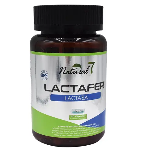 Lactafer Lactasa 4500 FCC x 60 Cápsulas N7