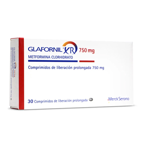 Glafornil Xr 750 mg x 30 Comprimidos liberación prolongada (Merck)